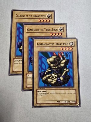 3x Guardian of the Throne Room MRL-013 Magic Ruler 1st Edition