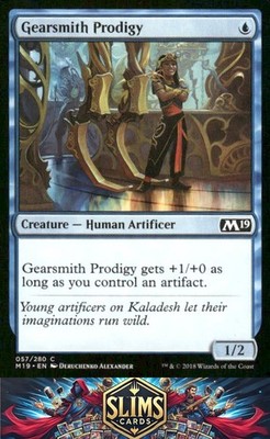 Magic the Gathering MTG Core Set 2019 Gearsmith Prodigy #57 Buy 2 Get 1