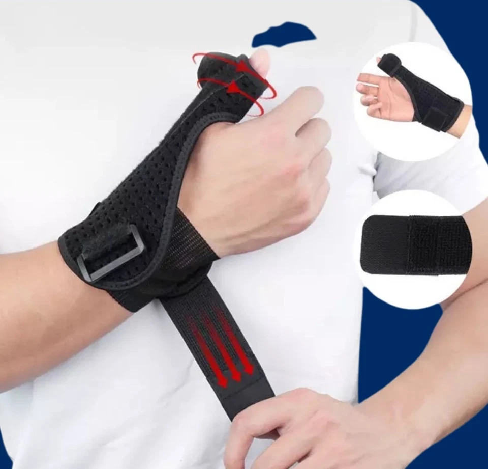 Medical Thumb Wrist Brace Support Carpal Tunnel Arthritis Sprain Left Right Hand - Image 3 of 4