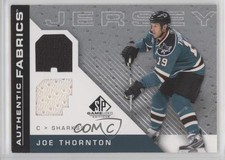 2007-08 SP Game Used Edition Authentic Fabrics Joe Thornton #AF-JT HOF je2