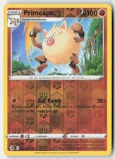 Pokemon - Primeape Reverse Holo Uncommon SWSH08: Fusion Strike 134/264 LP-NM
