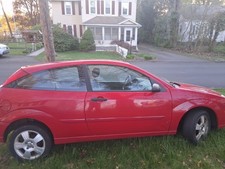 2007 Ford Focus Red Two Door Hatch Back Great Little Beat Around Car.