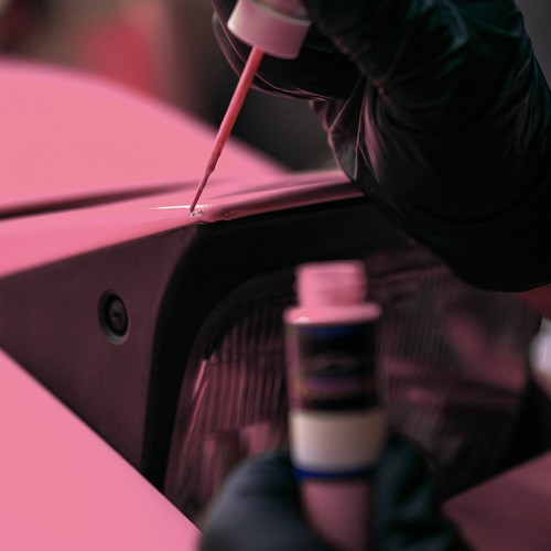 DO ISUZU MAGMA RED II TC-180 Touch Up Paint Pen Zestaw do mocowania pędzla Zestaw chipów do zarysowania - Zdjęcie 10 z 12