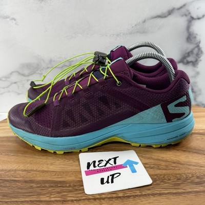 Women s Size 8-Salomon XA Elevate Purple Trail Athletic Running Hiking Sneakers