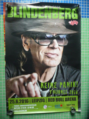 Panikpräsident UDO LINDENBERG  Tourplakat Leipzig 2016