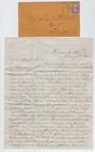 CIVIL WAR LETTER - 5th New Jersey Vols - Big Drinking Party at Brandy Station VA