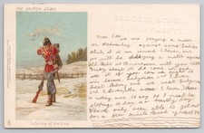 Infantry of the Line Harry Payne, Tuck military undivided back postcard 1900