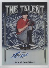 2019 Leaf Valiant The Talent Blue Prismatic 19/25 Blake Walston Auto 07rd