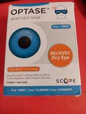 Optase Moist Heat Mask – Heated Eye Mask for Dry Eyes With HydroBead Technolo...