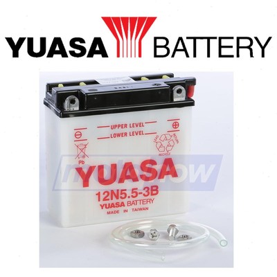 Yuasa YUAM2255B Conventional 12V Battery for Electrical Batteries  sn