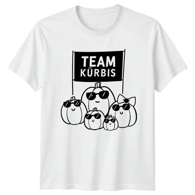 Team K�rbis T-Shirt Deutscher Kürbis Patch Halloween 2026 Geschenk für Sie und Ihn