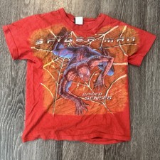 Vintage Kids Vintage Spider-Man Tshirt Size Large Dated 2002