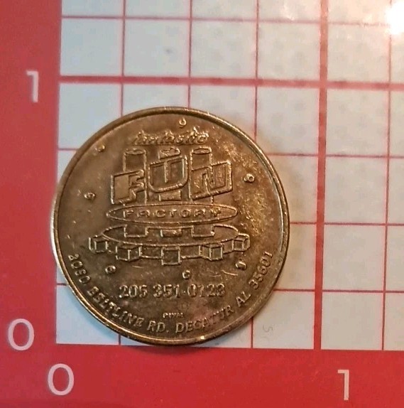 Fantastic Fun Factory Arcade Game Token - Coin - Decatur, AL 22mm | eBay