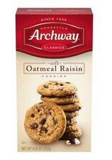 New Archway Homestyle Classics SOFT OATMEAL RAISIN Pastry Cookies Box 9.25oz
