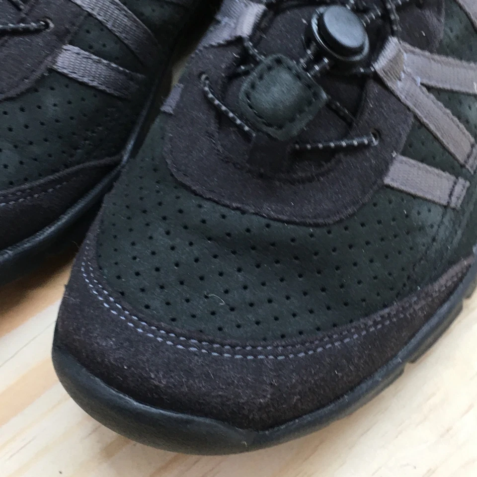 Clarks Zapatos Mujer 9 M Seto Tipi Deportivos Bajos Tenis Tela Negra Informal Planos Foto 4 de 4