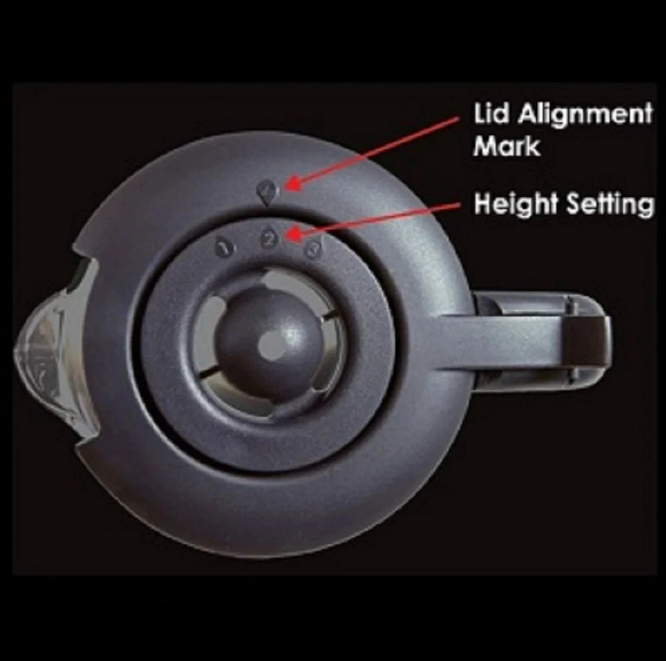 Jarra de repuesto de vidrio transparente Medelco GL312BK para café con capacidad de 12 tazas Foto 3 de 4