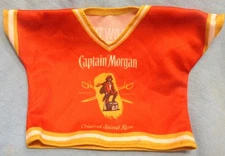 Captain Morgan Rum - Jersey - Bottle Cover - Fits 0.75L (1/5) Bottle..NEW