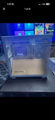 NZXT H9 Flow 2-Layer Middle Tower Gaming PC Case - White ( CM-H91FW-01)