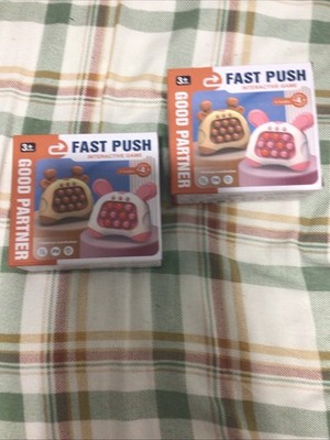 Pop it Fidget Toy Fast Push Game Decompression Toy (Batteries Not Included) 2 Pk