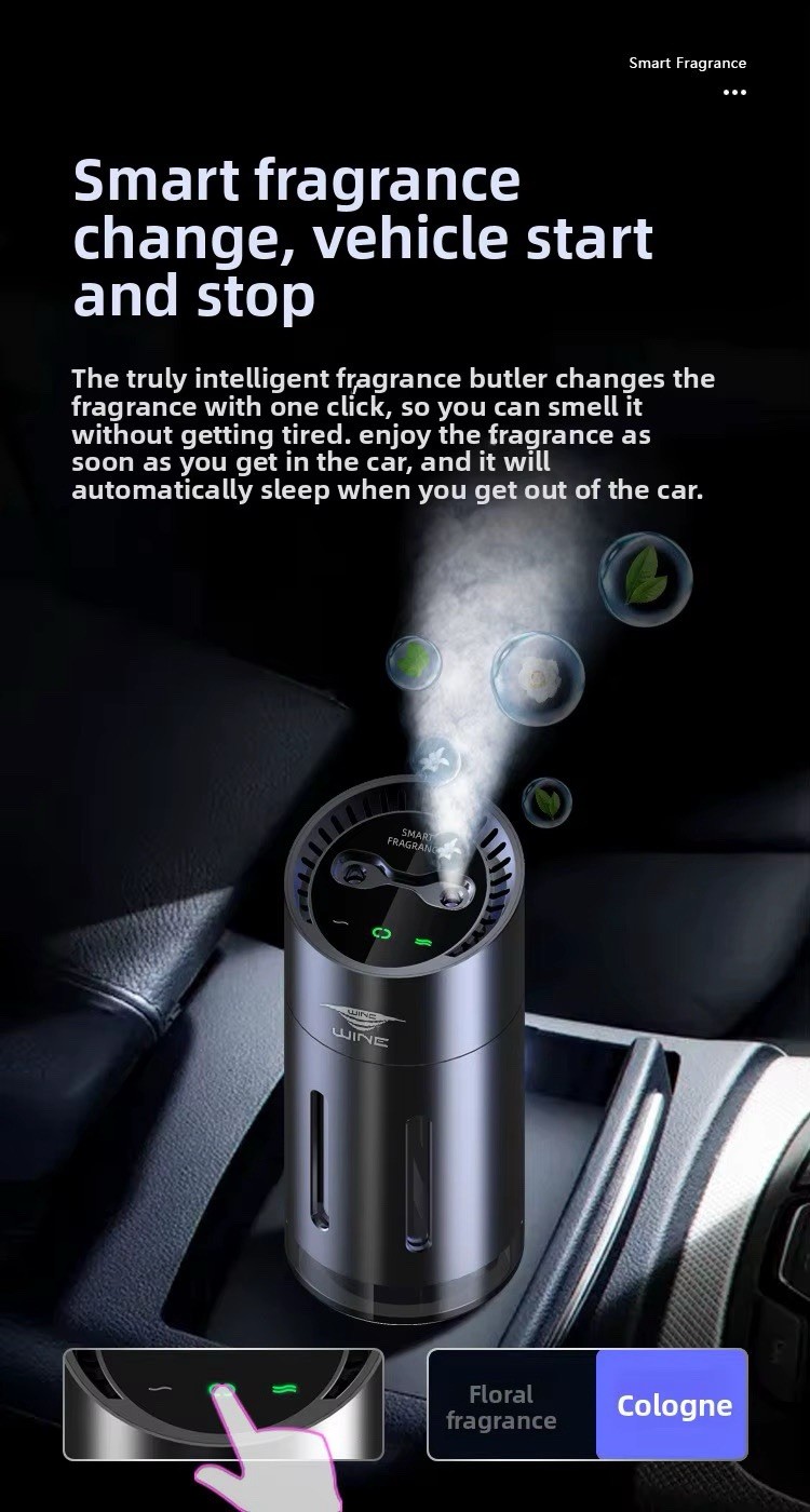Diffuseur voiture intelligent WINE à nébulisation réglable USB-C
