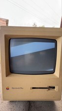 Macintosh Plus M0001A Vintage Computer Boot OK Developer Signed Mouse Keyboard