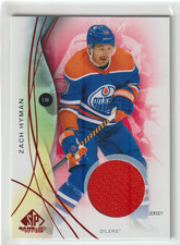 Zach Hyman 2024-25 Upper Deck SP Game Used Red Jersey Edmonton Oilers #2