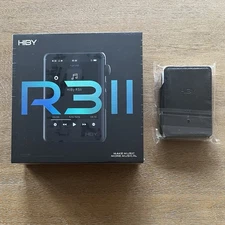 HiBy R3II 2025 Bluetooth 5.1 WiFi  Portable HiFi DAP Bundle w/Black Leather Case