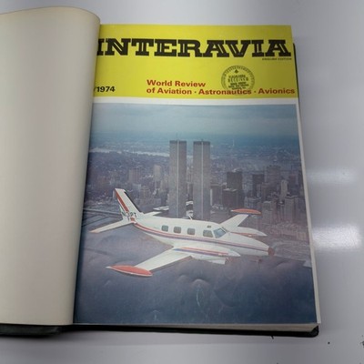 Interavia World Review Aviation Astronautics Avionics 1974 Hardcover