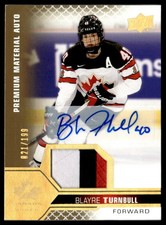 2022-23 UD Team Canada Women Blayre Turnbull Auto 021/199 #61