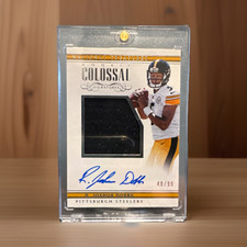 Panini National Treasures Rookie Patch Auto R. Joshua Dobbs #186 40 /99 Steelers