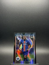 2024-25 Topps UEFA Club Competitions Randal Kolo Muani Black Flowfractor SSP PSG