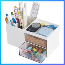 Office Desk Organizer with drawer, Office Supplies and Desk Accessories, Busines