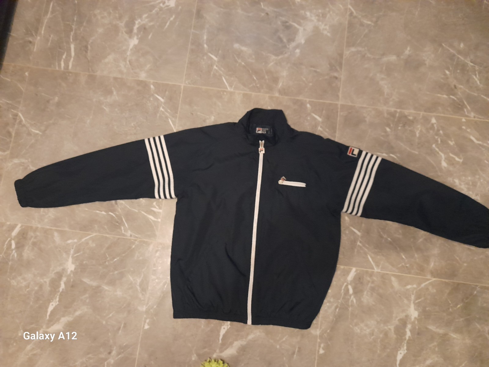 FILA TUTA UOMO 4 RIGHE TOP XL WHITEINE 24 5"PTP NAVY STUNNER