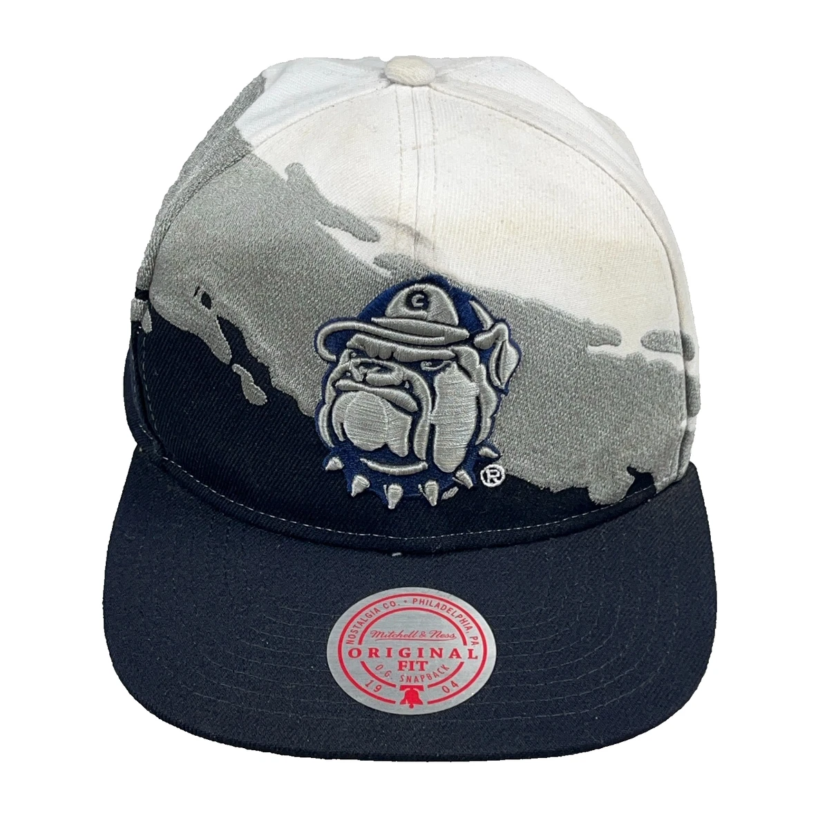 Vintage Nike Georgetown Hoyas Hat Strapback Y2K Swoosh Bubble Logo NCAA Rare Pro Line 90s Georgetown Hoyas NCAA Hat Fitted 7 1/8 Pro  main image 2