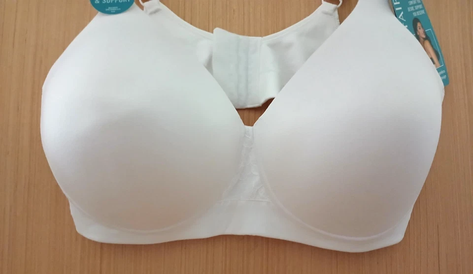 Vanity Fair Beyond Comfort Wireless Bra Full Figure 40D Comfort Support Seamless - Image 3 of 4