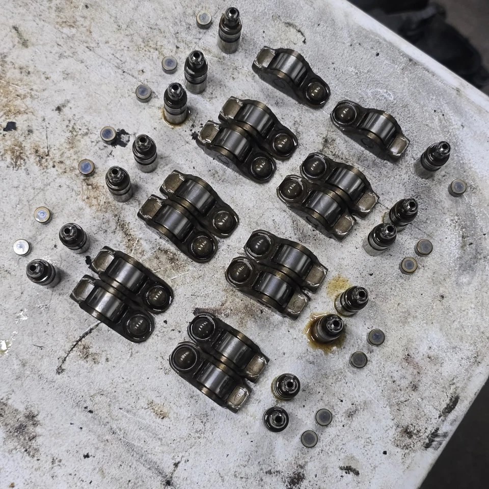 05-22 LEXUS TOYOTA VALVE ROCKER ARM ADJUSTER LASH STEM CAP SET OEM 13801-23011 - Изображение 2 из 2