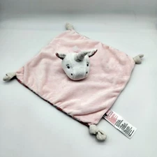 Mothercare Pink Baby Comfort Blanket, Lovely Unicorn Plush Security Toy