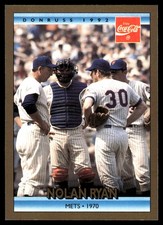 Nolan Ryan 1992 Donruss Coca-Cola Nolan Ryan #4 New York Mets FREE SHIPPING