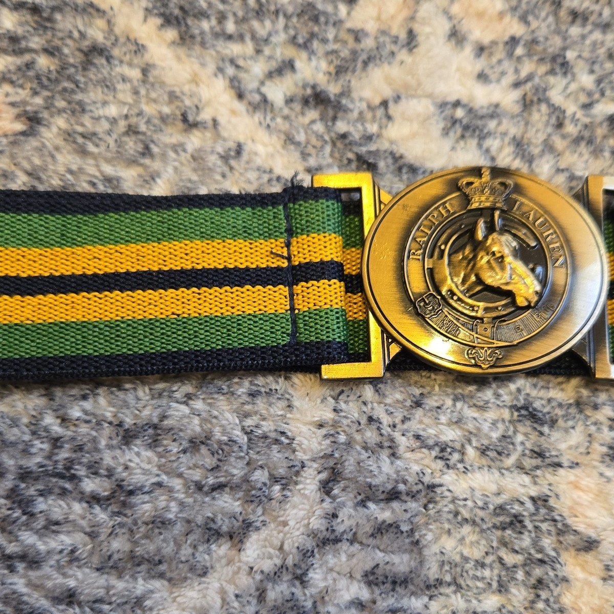 Ralph Lauren Collection Mustard Belt Ralph Lauren Collection Casted Concho Leather Belt | Neiman  main image 4