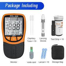 5 In1 Blood Lipid Meter Analyzer Cholesterol Triglycerid With 10pcs Strips