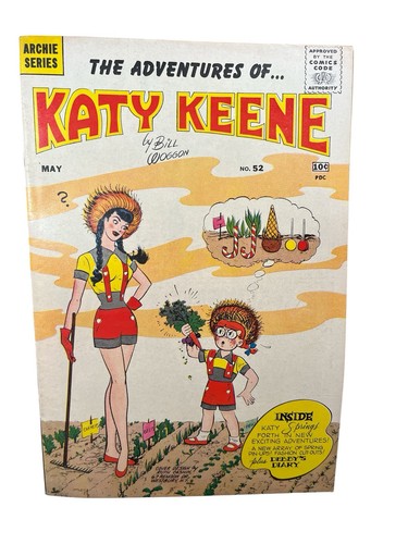 Katy Keene #52 con bambola di carta ft Jinx - Archie Comics, 1960 - Foto 2 di 5