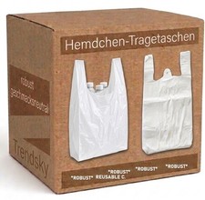 Hemdchentragetaschen T&uuml;ten Markt Laden Tragetasche wiederverwendbar reusable bag