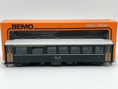 RhB AB 1543 1st/2nd Class Passenger Car Green BEMO Rhaetian Railway HOm 3256