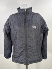 The North Face Women’s Black Long Sleeve Full Zip Puffer Jacket - M