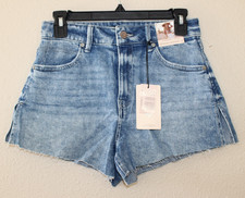 Sincerely Jules Womens Juniors Cut Off Super High Rise Shorts 3/26 NWT