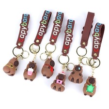 Capybara Keychain Backpack Pendant Keyring Car Key Bag Decor Pendant