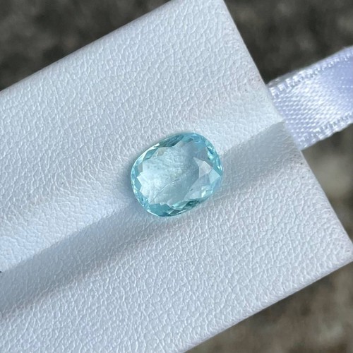 1.84 Carats ICA Certified Paraiba Tourmaline Cushion Cut From Mozambique Gems - Picture 3 of 5