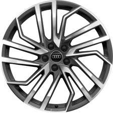 GENUINE AUDI RS4 8W SEGMENT EVO 20" GREY/CUT ALLOY WHEELS X4 8W0601025FE