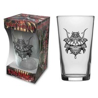 Iron Maiden Pint Glass Senjutsu Band Logo Nue Offiziell Boxed Size One Size