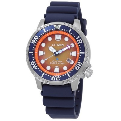 Citizen Men's Promaster Dive Orange Dial Watch - BN0169-03X NEW